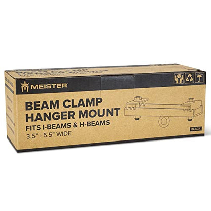 Meister Beam Clamp Hanger Mount for Boxing & MMA Heavy Bags, Suspension Straps & Ceiling Fixtures