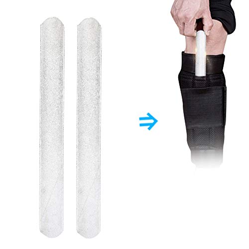 FLEXMAN 2Pcs Weighted Vest Steel Plates, Adjustable Wrist Weights, Stainless Steel Removable Ankle Weights Plated Steel Plates - size: 25cm length