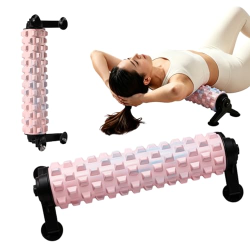 Foam Roller with Detachable Stand & Wall-Mountable Suction Cups for Deep Tissue Massager 21" Trigger Point Foam Roller for Home Workout Muscle Recovery Yoga Pilates Physical Therapy