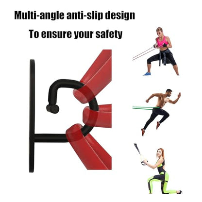Resistance Band Wall Anchor - Space Saving Wall Mount Workout Anchors for Home Gym Workouts, Body Weight Straps, Suspension Training, Exercise, Stretching, Yoga
