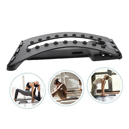 Lumbar Stretcher for Relief Ergonomic Spine Deck Relax and Stretch Your for Home Use Supports Natural Spine Curvature