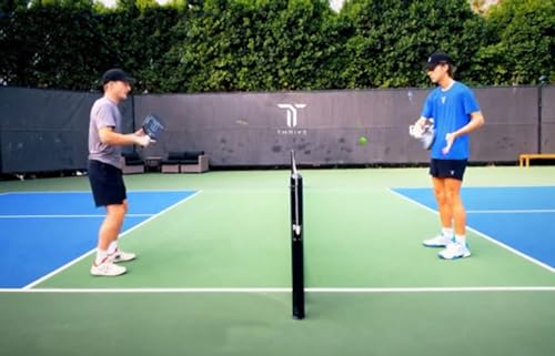 Thrive Fast Hands Mini Pickleball Ball - Quicker Reaction Training Aid for Hands, Paddle Control, and Coordination - Great for Pickleball Drills - Includes 3 Balls and Tube