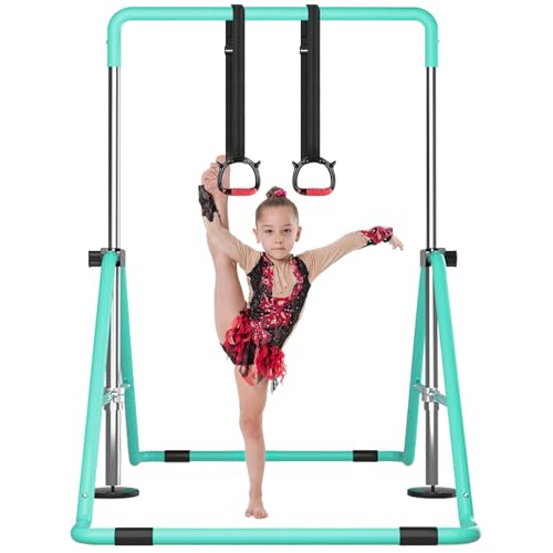 Kids Gymnastics Bar Gymnastic Equipment for Home Adjustable Height Gymnastic Training Bar Gymnastic Stuff for 3-7 Years Old Girls