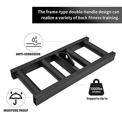 Cable Pulley Wide Grip LAT tricep Rope Pull Down up T bar Row Back Training Exercise Workout Machine attachments Double d Handles for Gym Home