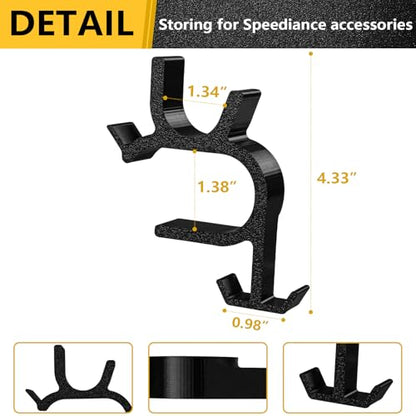 for Speediance Gym Monster 2, Barbell and Accessory Racks, Compatible With D-Rings, Standard Carabiners, Or Other Items You May Store (Two Pieces）