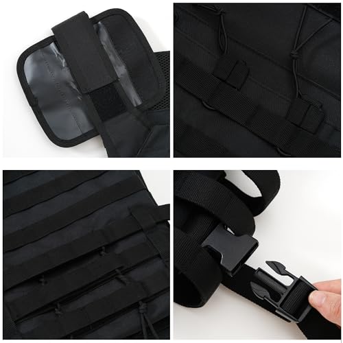 TACWINGS Outdoor Tactical Vest,Ultra-Light Breathable Adjustable Lightweight Airsoft Vest for Outdoor Paintball Training