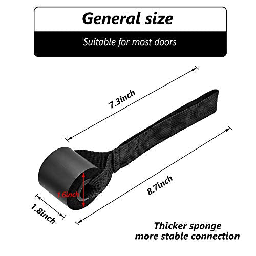 Sumind 4 Pieces Door Resistance Bands Cable Door Foam Exercise Training Strap for Workout Fitness