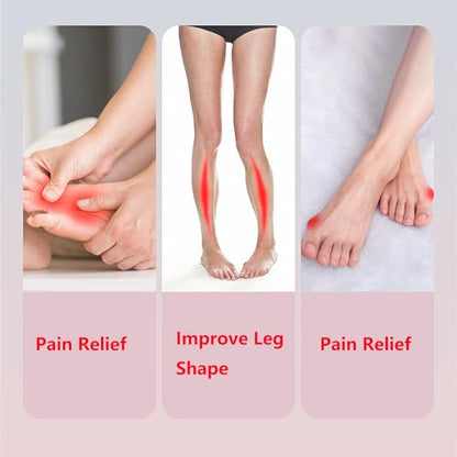 Foot Arch Trainer Massager, Toe Stretcher, Calf and Glute Exercise Tool, Feet Massagers to Improve Foot Bunion Toe Training Thin Calves Legs Purple - color: Purple