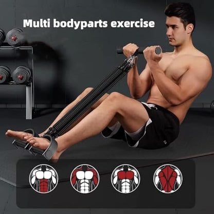 Resistance Bands for Exercise,6-Tube Elastic Yoga Pedal Puller Resistance Band, Natural Latex Tension Rope Fitness Equipment, for Abdomen/Waist/Arm/Leg Stretching Slimming Training - color: Black-M