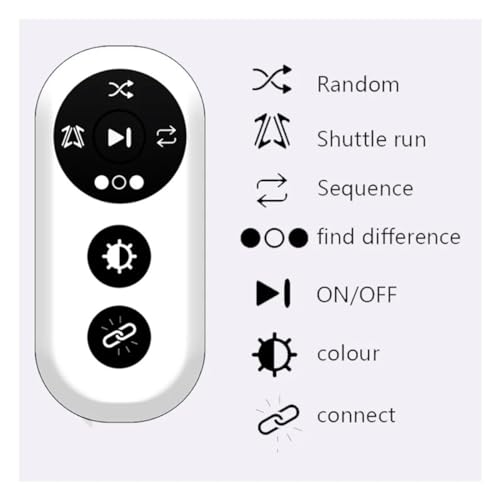 Reaction Training Light - 4 Modes Agile Fitness Light - Hand-Eye Coordination Training for Improve Speed, Agility and Reaction Time(6)
