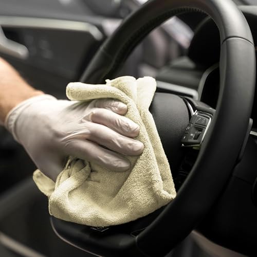 Luxury Wash Cloths Set of 12, Sand (13x13 Inches) 100% Ring Spun Cotton, Premium Feel with High Absorbancy Ideal Washcloths for Bathroom,Salon, Spa and Gym
