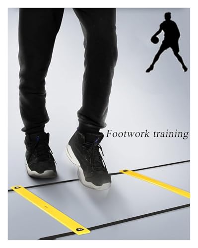 Agility Ladder, Speed Ladder, Balance Training Agility Ladder, Home Fitness Kit, for Personal Speed Sports Drills