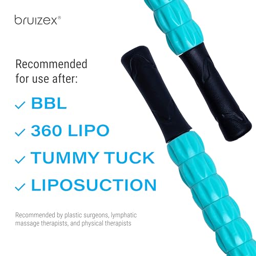 Lymphatic Massage Roller Recovery Set – Post-Surgery Body Roller Stick & Lymphatic Massage Guide Book