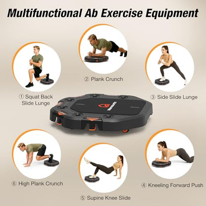 Adjustable Push Up Board for Men, 7 in-1 Multi-Function Push Up Board with Resistance Bands, Door Anchor for Full Body Training, Safe & Space-Saving Design for Home/Gym Use
