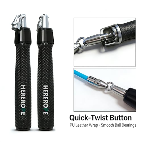 Interchangeable Weighted Jump Rope for Men and Women Fitness - Customizable Mix & Match Skipping Ropes Set, Adjustable, Durable & Versatile | Ideal for Beginners to Pros, Training & Daily Workouts - size: 1/6lb, 1/4lb