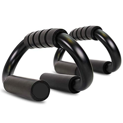 Push Up Bars - Strong Steel Pushup Stands with Comfortable Foam Grip and Non-Slip Bars for Muscles Chest Women Men