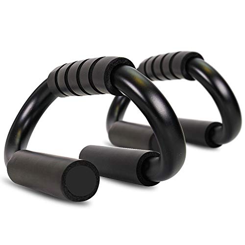 Push Up Bars - Strong Steel Pushup Stands with Comfortable Foam Grip and Non-Slip Bars for Muscles Chest Women Men