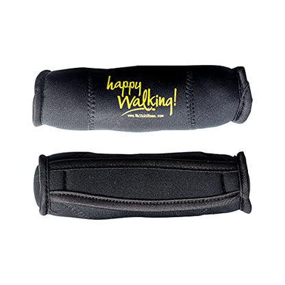 Happy Walking Hand Weights Sets for Women or Men 2 LB Weights Each Neoprene Dumbbell Walking Weights for Home Workout, Exercise, Cardio Miracle, At Home Gym