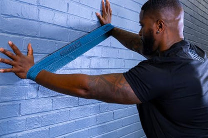 Serious Steel Fitness Fabric Mini Loop Non-Slip Resistance Band Set | Warm-Up, Physical Therapy, Glute Training, Speed and Agility Exercise Bands - color: Level 4 - Heavy (Blue)