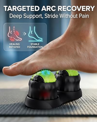 Plantar Fasciitis Relief Foot Pain, Ice Cold and Hot Therapy for Massage Roller Ball, Heel Spur, Sore Muscle, Trigger Point, Back, Arm, Neck, Shoulder, Leg, Gifts for Boyfriend Him Men Women - color: 2-pack