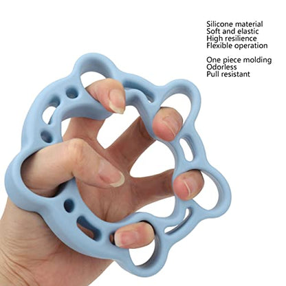 Finger Stretcher Exerciser, Forearm Adjustable Hand, Finger Stretchers, Grip Rings Hand Exerciser for Arthritis Carpal Tunnel Recovery (Blue) - color: Blue