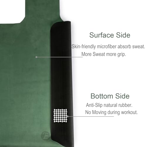 Echome Non-Slip Pilates Reformer Mat with Mesh Bag – Sweat-Wicking, Lightweight, Fits Balanced Body/Merrithew/Aeropilates (38"x22") - color: Silent Deepwood