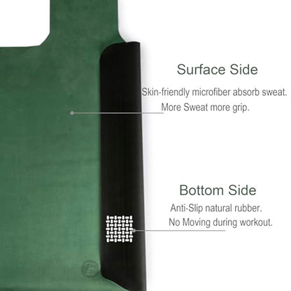 Echome Non-Slip Pilates Reformer Mat with Mesh Bag – Sweat-Wicking, Lightweight, Fits Balanced Body/Merrithew/Aeropilates (38"x22") - color: Silent Deepwood