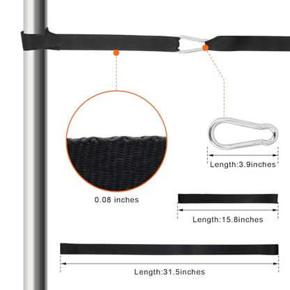 Battle Rope Anchor Strap Kit Accessories for Home Gym Outdoor Muscle Workout Equipment
