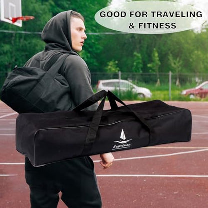 31.5in Foldable Duffle Bag Fits Starting Blocks with an Overall Length of Less Than 30 Inches Extra Large Travel DuffelTote GymBag with Zippers and Handles Sports Oxford Cloth Bags - style: 31.5in for Starting Blocks
