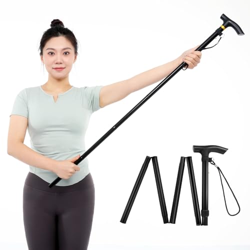 Foldable Shoulder Wand for Physical Therapy & Rotator Cuff Rehab - Lightweight, Portable & Long Enough - Exercise Equipment & Stretching Tool