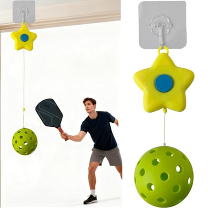 Pickleball Trainer, Continuous Rebound Trainer for Solo Practice,Enhance Reaction Time & Hand-Eye Coordination, for All Ages & Skill Levels