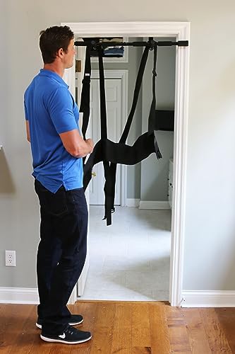 Sit and Decompress Back Stretcher 3 Minutes A Day Lumbar Traction Spinal Decompression - Inversion Table Alternative (Xlarge No Bar)