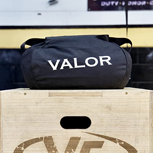 Valor Fitness Self- Fill Sandbags- Stone & Atlas Style - Built in Filler Bags 50,70, 100 or 200 lb Options Strength Training Workouts