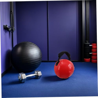 Abaodam Weighted Fitness Punching Bag Water Fill Sandbag 30x30cm Red for Strength Training Home Gym Workout Equipment