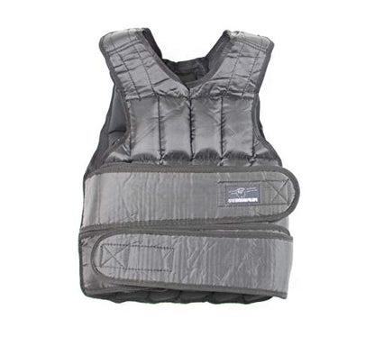 40 Pound Adjustable Weighted Vest with 38 Removable Weights - Weight for Men and Women Strength Training Vests Running, Calisthenics, at Home Workout, 19.5kg, Black, Variable