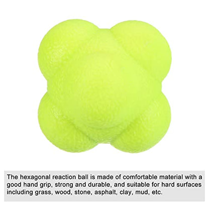PATIKIL Bounce Reaction Balls, Coordination Ball Agility & Speed Reflex Training Game Sports Ball TPR High Difficulty for Baseball Soccer Softball Basketball