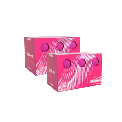 Eagle Ace™️ DriveMatte Golf Balls-2 Layers-Maximum Distance,Optimal Spin Control - color: Rose-24Pack