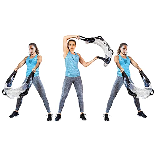Aqua Bag Workout, Adjustable Training Bag and Power Bag with Water, Core and Balance Trainer, Portable Stability Fitness &Full Body Exercise Equipment for Weight
