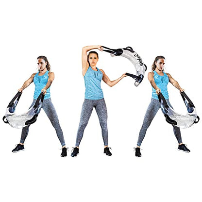 Aqua Bag Workout, Adjustable Training Bag and Power Bag with Water, Core and Balance Trainer, Portable Stability Fitness &Full Body Exercise Equipment for Weight