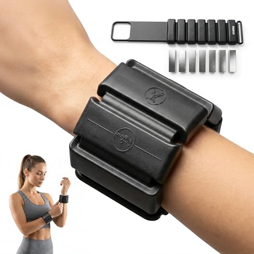 PROIRON Wrist & Ankle Weights Set of 2 (1 lb/2 lb Each) Adjustable Wrist Weights for Women Men,Soft Silicone arm & Leg weights for Walking,Pilates,Yoga,Workout,Strength Training