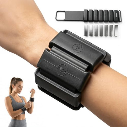 PROIRON Wrist & Ankle Weights Set of 2 (1 lb/2 lb Each) Adjustable Wrist Weights for Women Men,Soft Silicone arm & Leg weights for Walking,Pilates,Yoga,Workout,Strength Training