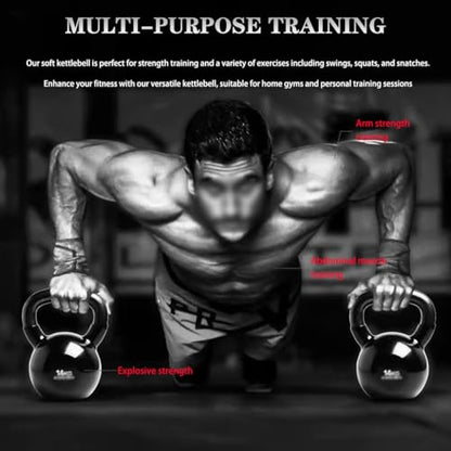 Kettlebell Weights Men's Professional Training Kettlebell, Gym Solid Cast Iron Competitive Kettle Bells, Muscle Training Equipment, Squat/Swing(Orange-12kg) - color: Orange-12kg
