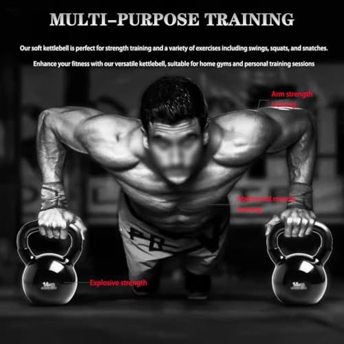 Kettlebell Weights Men's Professional Training Kettlebell, Gym Solid Cast Iron Competitive Kettle Bells, Muscle Training Equipment, Squat/Swing(Green-28kg) - color: Green-28kg