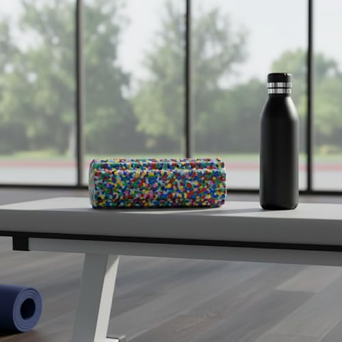 Mini Foam Roller, Gear Textured EPP Foam for Textured Surface, Compact 13-Inch Design for Travel and Gym Bags (1 PC)