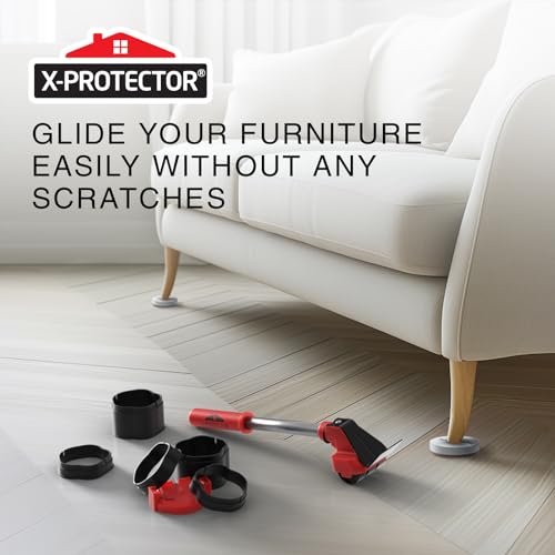X-Protector Furniture Lifter Tool - Premium Furniture Jack Lifter Tool to Lift Furniture Easily - Appliance Lifter with 8.5" Adjustable Height - Ideal Jack to Lift Furniture Easily with Minimal Effort - size: Furniture Lifting Tool (8.5 inch)