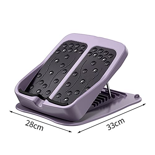 9Gear Anti Slip Portable Slant Board Foot Stretch Wedge Board Foot Massage Tension Plate Adjustable Incline Board Calf Ankle Stretcher - color: Green