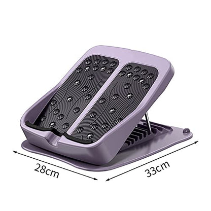 9Gear Anti Slip Portable Slant Board Foot Stretch Wedge Board Foot Massage Tension Plate Adjustable Incline Board Calf Ankle Stretcher - color: Green