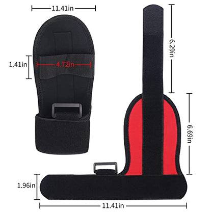 1pc Hand Fist Finger Gloves for Stroke Brace Rehabilitation Training Equipment Finger Auxiliary Gloves Hand Brace for Hemiplegia Elderly Athlete Finger (red)