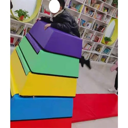 LICOME Jumping Box Foam Plyometric Box for Training - Stackable Soft Plyo Boxes for Home Gym,Kids Jumping Exercise Fitness Jumping Trainer - size: 80*45*65*20cm