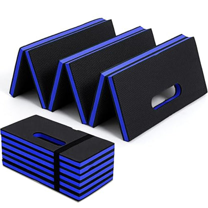 Kifmurase 1" Foldable Thick Kneeling Pad Comfortable EVA Foam Knee Pads - color: Blue